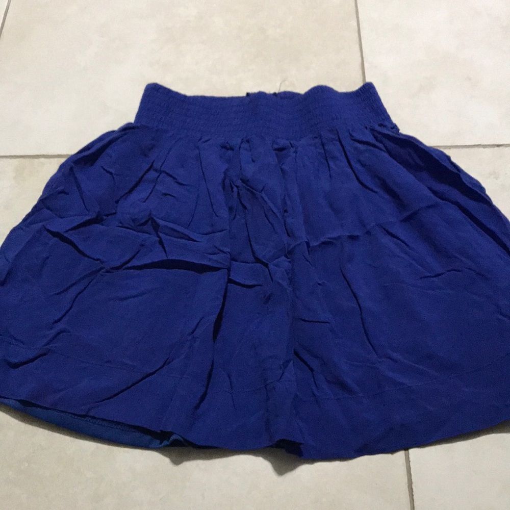 Blue skirt